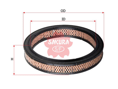 SAKURA,, Air Filter (Element), 84DA9601A3A, A-5013, FORD