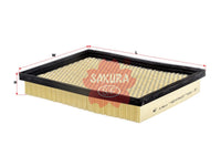 SAKURA,, Air Filter (Element), AS01-13-Z40-9A, A-5014, MAZDA