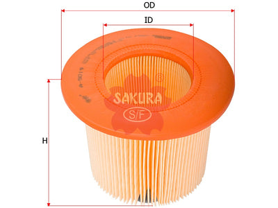SAKURA,, Air Filter (Element), F6ZZ-9601-A, A-5019, LINCOLN