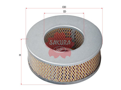 ไส้กรองอากาศ(ไส้กรอง) SAKURA, 114250-12580, A-5206, KOMATSU (125486)