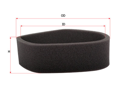 SAKURA,, Air Filter (Element), 119593-18880, A-52190, YANMAR