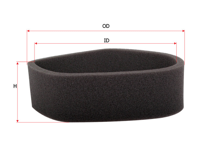 SAKURA,, Air Filter (Element), 119593-18880, A-52190, YANMAR
