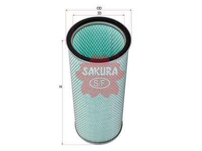 SAKURA,, Air Filter (Element), A 003 094 16 04, A-5318, MERCEDES-BENZ