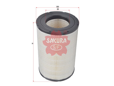 SAKURA,, Air Filter (Element), BF6X9601A, A-5328, VOLKSWAGEN