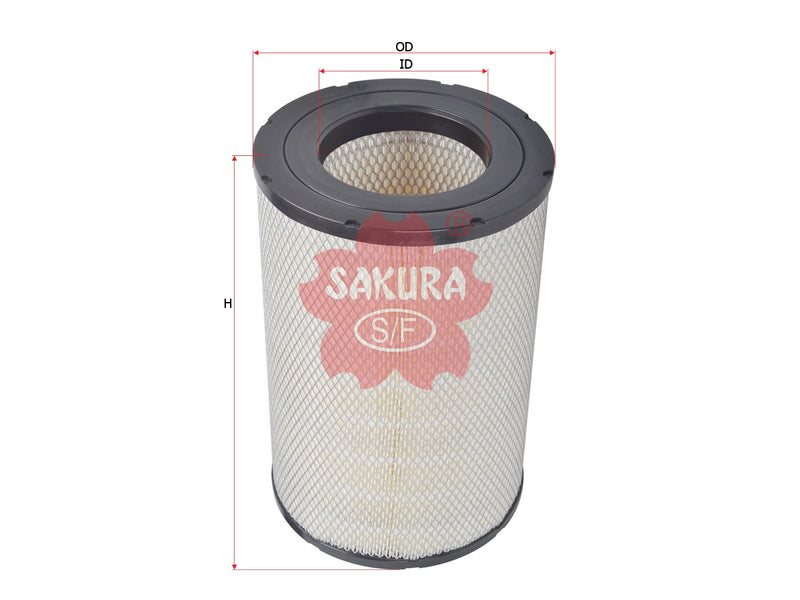SAKURA,, Air Filter (Element), BF6X9601A, A-5328, VOLKSWAGEN