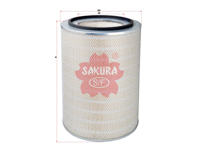 กรองอากาศ(ไส้กรอง) SAKURA, 8.319.143.188.0, A-53350, MERCEDES-BENZ (125186)