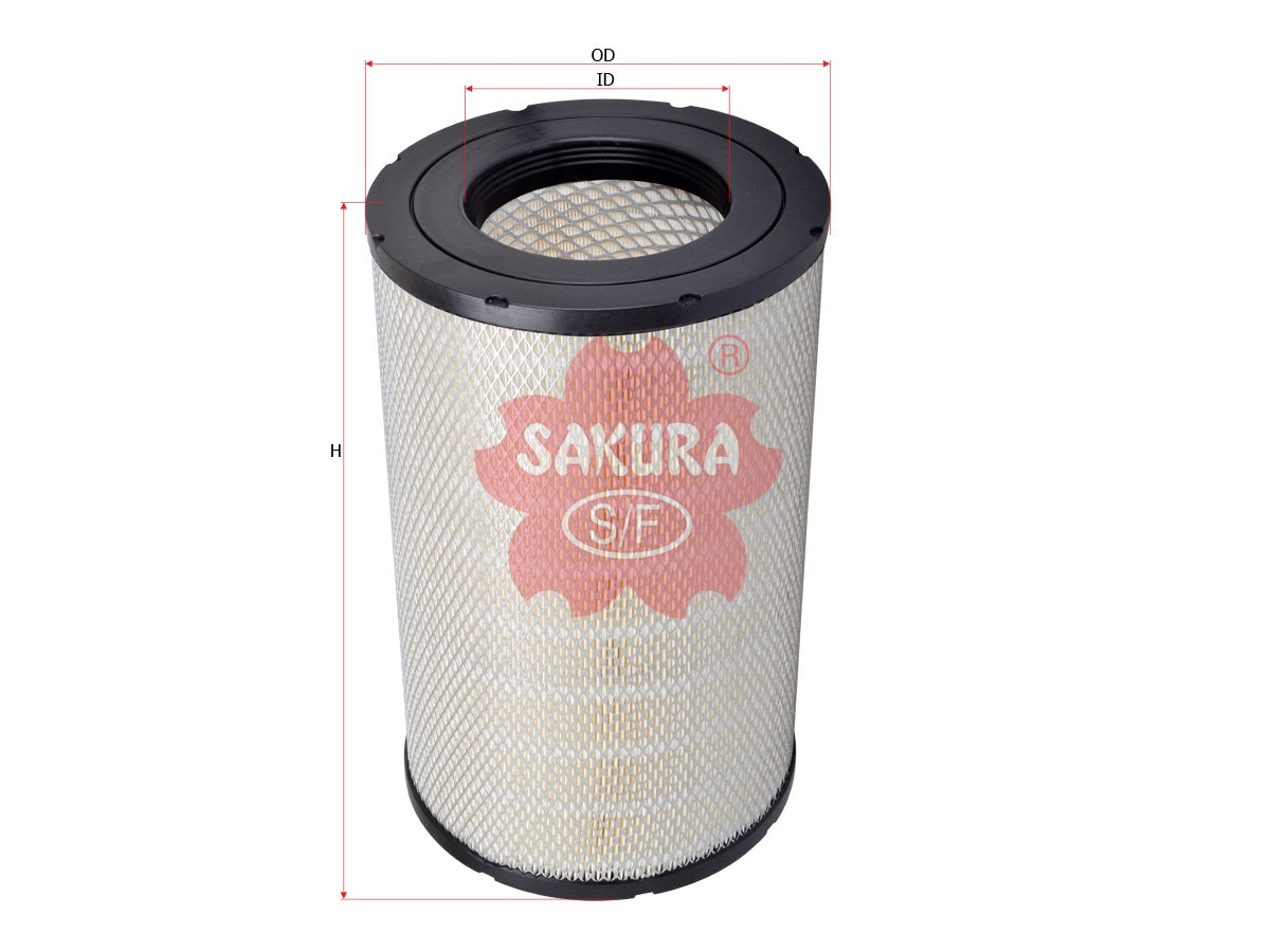 Air Filter (Element), SAKURA, 376 094 82 04, A-53410, MERCEDES-BENZ (125209)