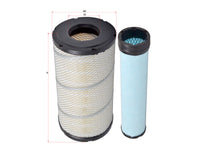 SAKURA,, Air Filter (Element), A 374 094 71 04+A 374 094 72 04, A-53430-S, MERCEDES-BENZ