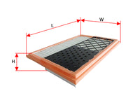 SAKURA,, Air Filter (Element), 642 094 28 04, A-53820, MERCEDES-BENZ
