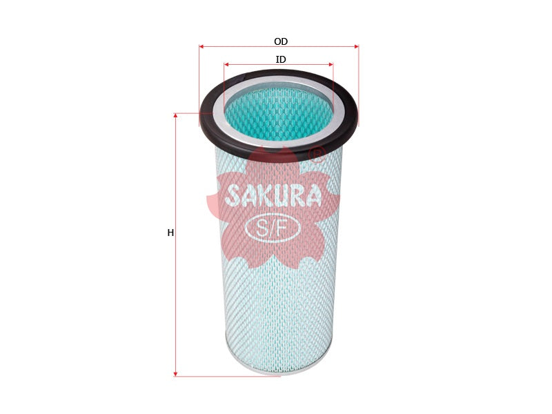 ไส้กรองอากาศ(ไส้กรอง) SAKURA, 1089937M91, A-5408, INGERSOLL RAND (123041)