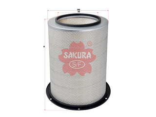 SAKURA,, Air Filter (Element), 9304100063, A-5409, INTERNATIONAL TRUCKS