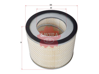 SAKURA,, Air Filter (Element), 4L-9851, A-5504, CATERPILLAR