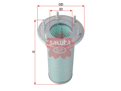 SAKURA,, Air Filter (Element), 4M-8048, A-5508, CATERPILLAR