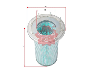 SAKURA,, Air Filter (Element), 9S664, A-5510, CATERPILLAR
