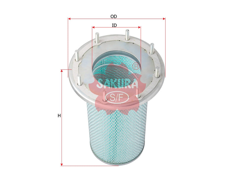 SAKURA,, Air Filter (Element), 9S664, A-5510, CATERPILLAR