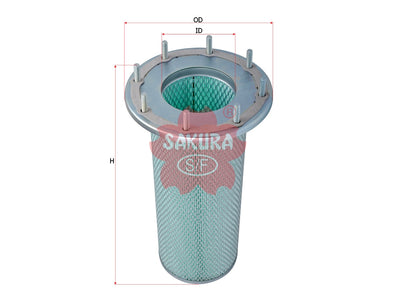 SAKURA,, Air Filter (Element), 7M-9046, A-5520, CATERPILLAR