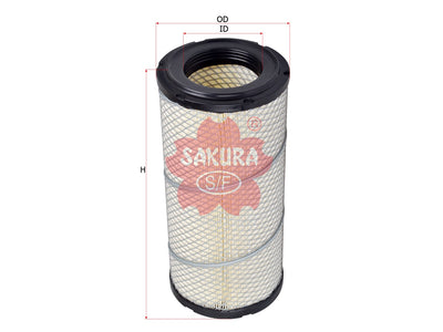 SAKURA,, Air Filter (Element), 40C0496, A-5541M, IVECO