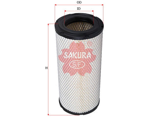 SAKURA,, Air Filter (Element), 40C0496, A-5541, CATERPILLAR