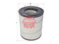 SAKURA,, Air Filter (Element), 6I-2501, A-5549M, CATERPILLAR