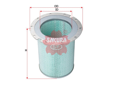 SAKURA,, Air Filter (Element), 6N-6444, A-5552, CATERPILLAR