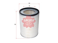 ไส้กรองอากาศ(ไส้กรอง) SAKURA, 600-181-2500, A-5602, KOMATSU (126463)