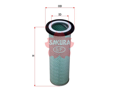 SAKURA,, Air Filter (Element), 6691-81-7310, A-5624, KOMATSU