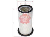 SAKURA,, Air Filter (Element), 600-181-6550, A-5627, CATERPILLAR