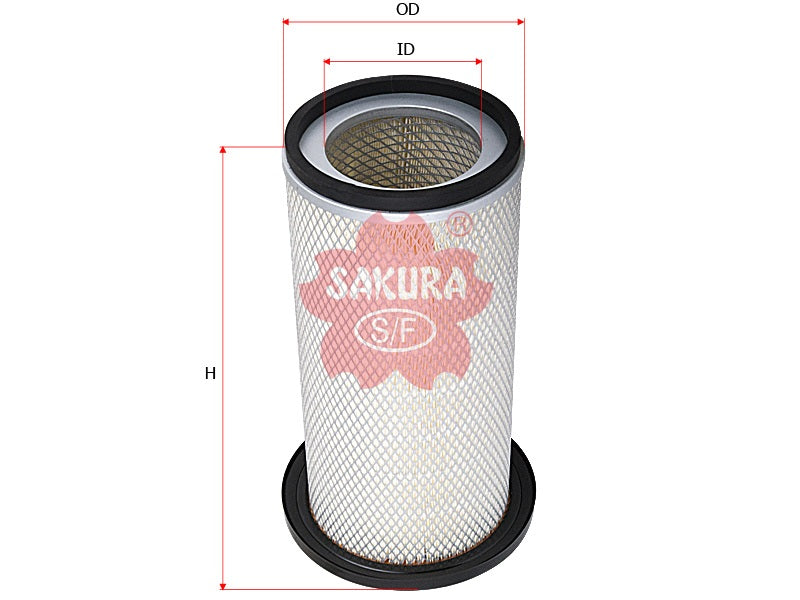 SAKURA,, Air Filter (Element), 600-181-6550, A-5627, CATERPILLAR