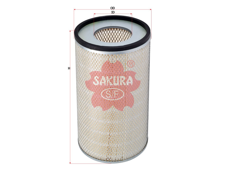 ไส้กรองอากาศ(ไส้กรอง) SAKURA, 600-3000-110, A-5649, KOMATSU (126467)