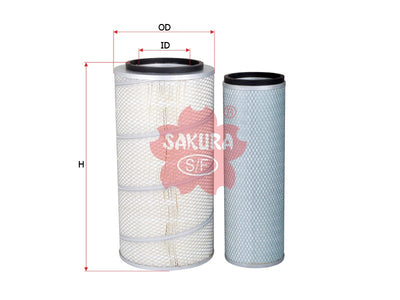 SAKURA,, Air Filter (Element), 600-182-3200, A-5662-S, INGERSOLL RAND