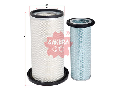 SAKURA,, Air Filter (Element), 600-181-6050, A-5663-S, CATERPILLAR