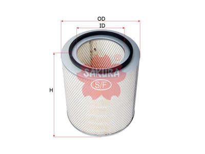 SAKURA,, Air Filter (Element), 9-14215129-0, A-5707, FUSO