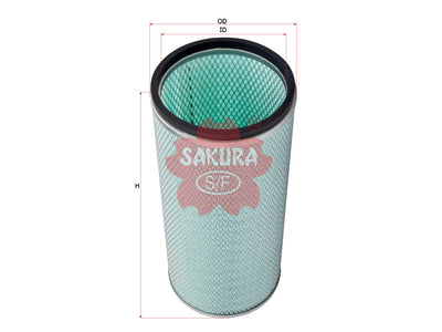 SAKURA,, Air Filter (Element), 1109ZB1030, A-57260, KING LONG