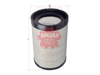SAKURA,, Air Filter (Element), 1109-03726, A-57400, YUTONG