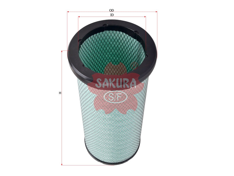 SAKURA,, Air Filter (Element), 1109-03726, A-57410, YUTONG