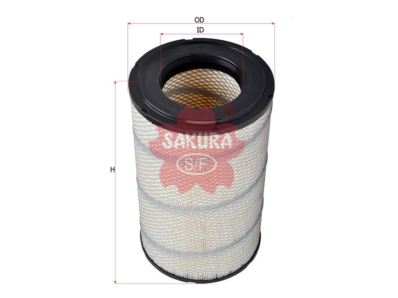 ไส้กรองอากาศ(ไส้กรอง) SAKURA, ME782640, A-5801, FUSO (124875)