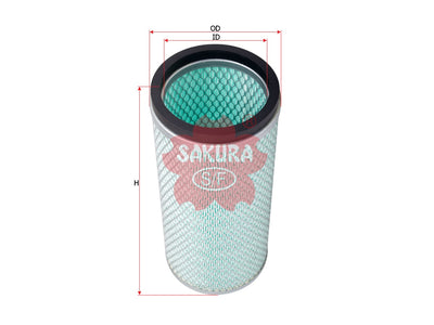 ไส้กรองอากาศ(ไส้กรอง) SAKURA, ME033773, A-5802, MITSUBISHI (124944)