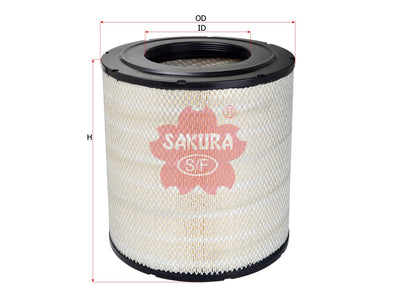 SAKURA,, Air Filter (Element), 16546-NY001, A-5808M, FUSO