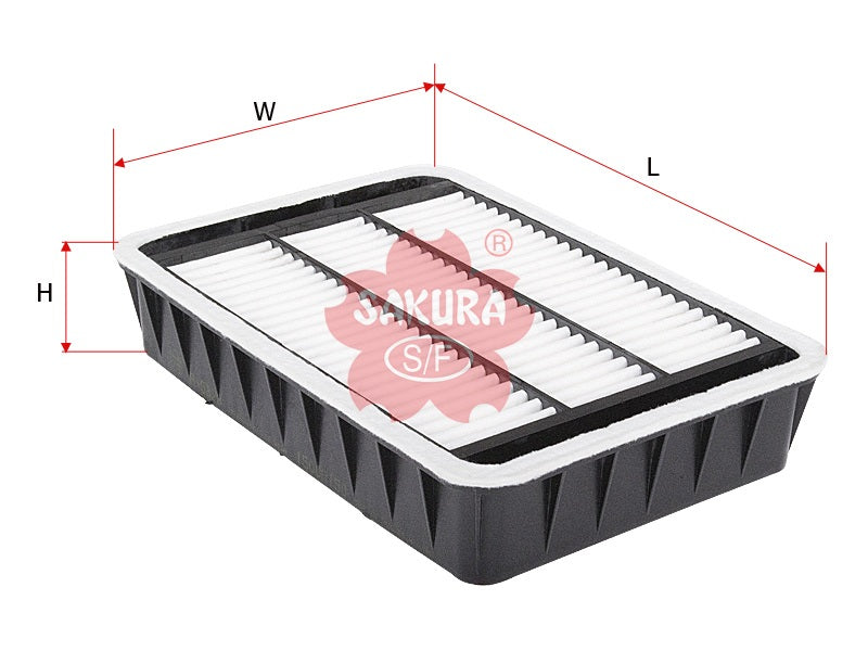 Air Filter (ဒြပ်စင်)၊ SAKURA၊ 1500A190၊ A-5828၊ MITSUBISHI (124739)
