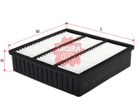 Air Filter (ဒြပ်စင်)၊ SAKURA၊ MR373756၊ A-58330၊ MITSUBISHI (125037)