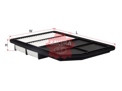 ไส้กรองอากาศ(ไส้กรอง) SAKURA, 1500A537, A-58380, MITSUBISHI (124991)