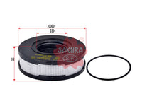 SAKURA,, Air Filter (Element), MK667053, A-58400, MITSUBISHI