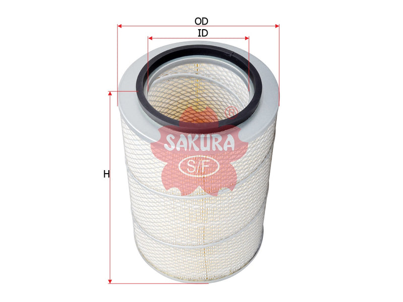 ไส้กรองอากาศ(ไส้กรอง) SAKURA, 16546-Z9010, A-6006, CATERPILLAR (123712)