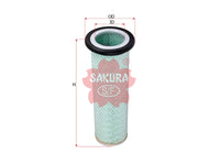 ไส้กรองอากาศ(ไส้กรอง) SAKURA, 47543, A-6009, INGERSOLL RAND (123202)