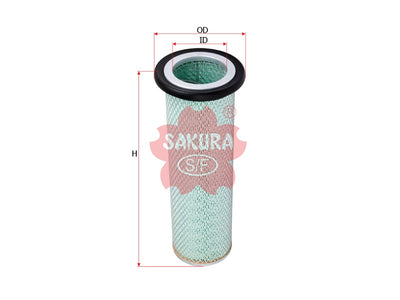 SAKURA,, Air Filter (Element), 47543, A-6009, INGERSOLL RAND