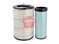 SAKURA,, Air Filter (Element), 1-14215203-0+1-14215217-0, A-6014-S, ISUZU
