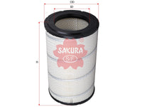 SAKURA,, Air Filter (Element), 1-14215203-0, A-6014M, ISUZU
