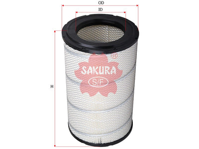 SAKURA,, Air Filter (Element), 1-14215203-0, A-6014M, ISUZU