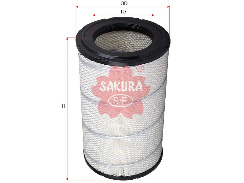 SAKURA,, Air Filter (Element), 1-14215203-0, A-6014M, ISUZU