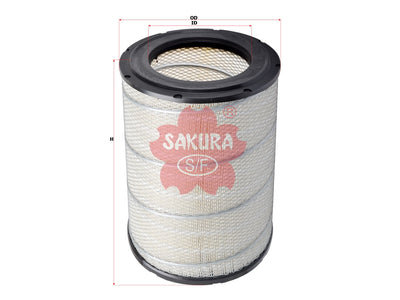 SAKURA,, Air Filter (Element), AY120-SZ503, A-6014, ISUZU
